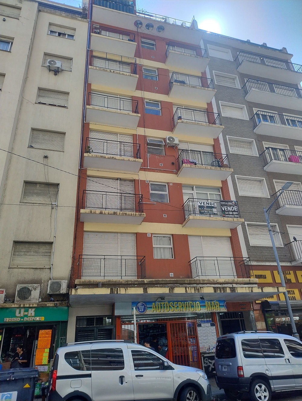 50 % Departamento sito en la calle MANUEL BELGRANO Nº 2271, Piso 9-C-, Mar del Plata. DESOCUPADO.